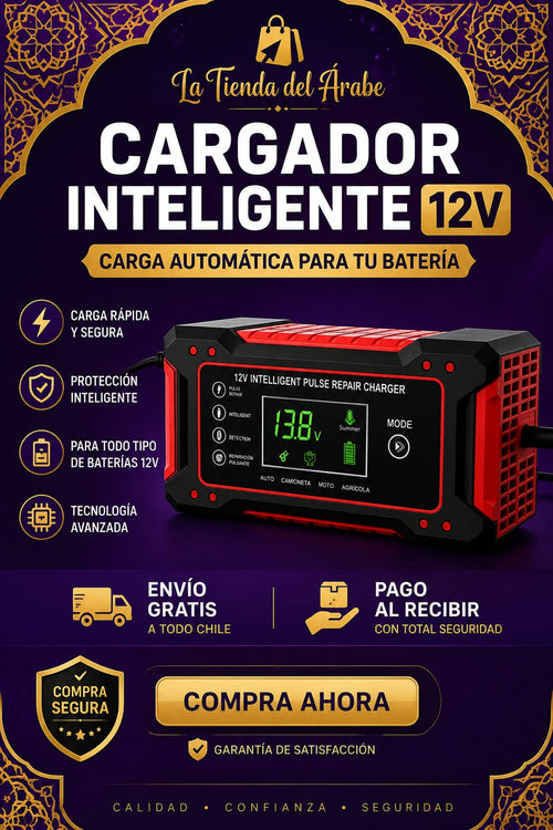 CARGADOR REPARADOR DE BATERIAS PARA AUTO