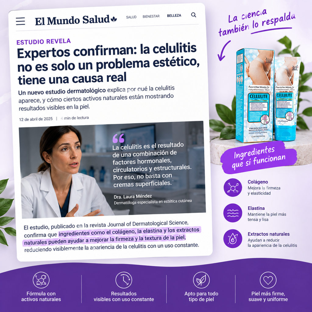 LA SOLUCIÓN A TUS PROBLEMAS! CREMA ANTI-CELULITIS!